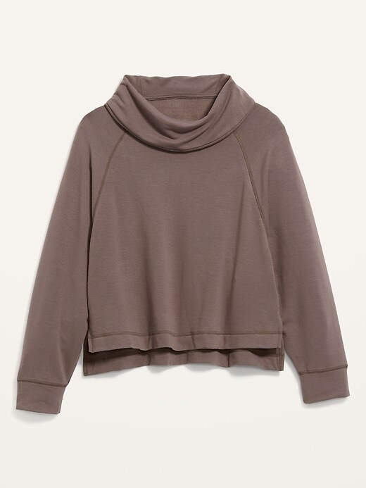 Cozy-Knit Cowl-Neck Lounge Top for Women | Old Navy