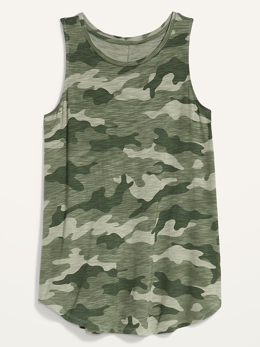 Image number 4 showing, Luxe Printed High-Neck Tank Top for Women