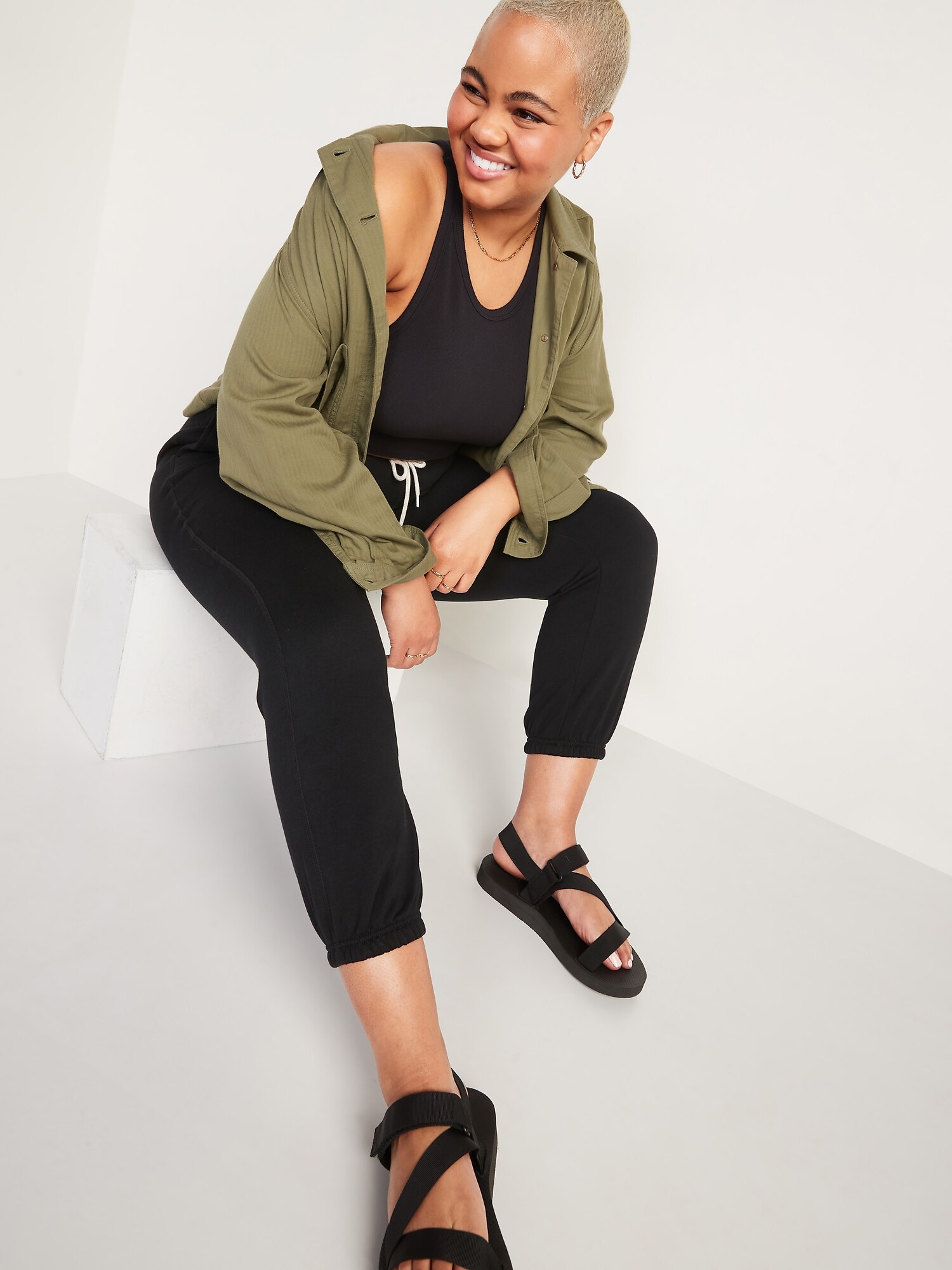 old navy extra high waisted vintage sweatpants for women