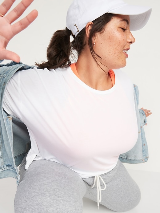 Image number 3 showing, UltraLite All-Day Performance Crop T-Shirt for Women