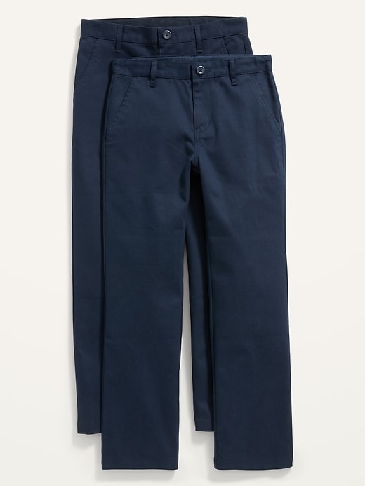 View large product image 1 of 2. Uniform Built-In Flex Straight Pants 2-Pack For Boys