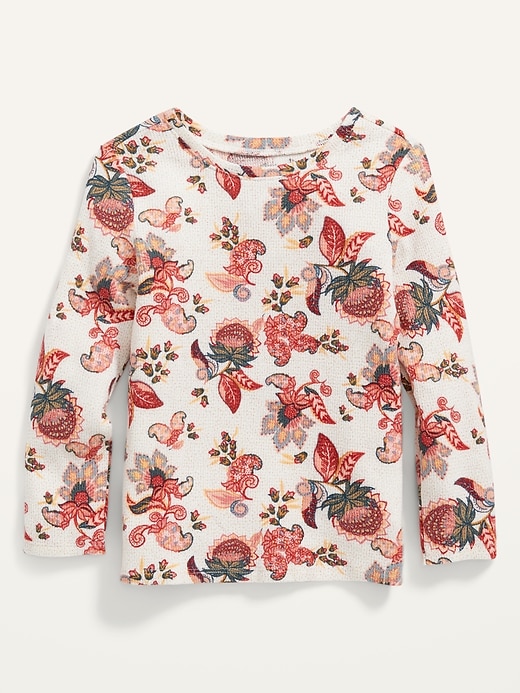 Image number 1 showing, Unisex Long-Sleeve Printed Thermal T-Shirt for Toddler