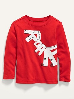 Details about   NWT Old Navy Unisex Graphic Raglan Thermal Tee for Toddler 