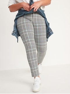 High-Waisted Pixie Printed Ankle Pants for Women