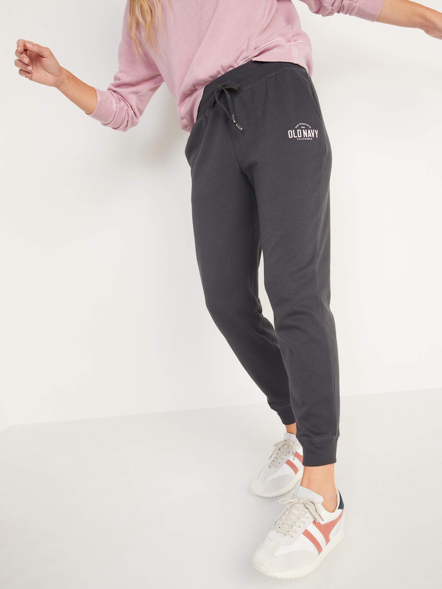 old navy logo sweatpants