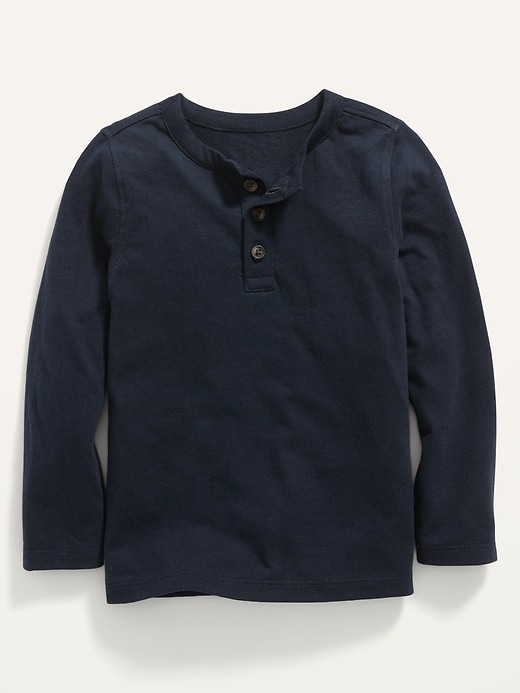 Old Navy - Unisex Long-Sleeve Henley T-Shirt for Toddler
