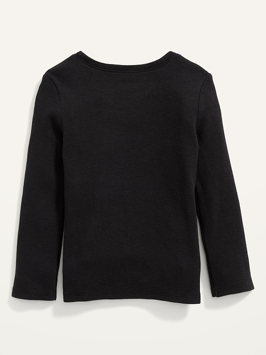 Unisex Long-Sleeve Solid Thermal T-Shirt for Toddler | Old Navy