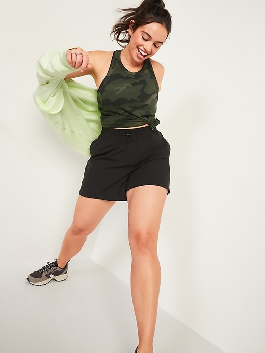 Image number 3 showing, UltraLite Rib-Knit Racerback Tank Top