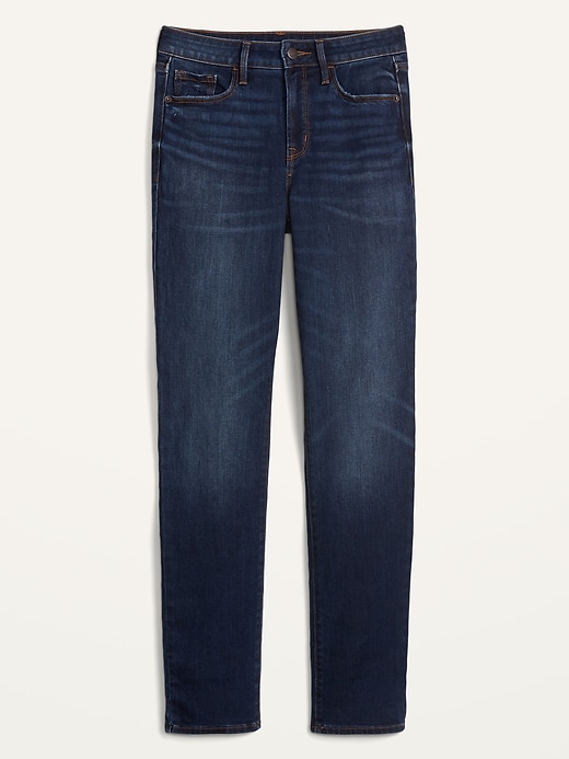 Image number 4 showing, High-Waisted Power Slim Straight Jeans