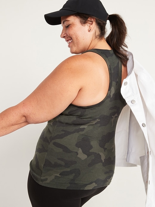 Image number 8 showing, UltraLite Rib-Knit Racerback Tank Top