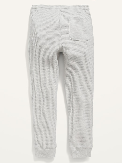 View large product image 2 of 2. Textured Thermal-Knit Jogger Sweatpants For Boys