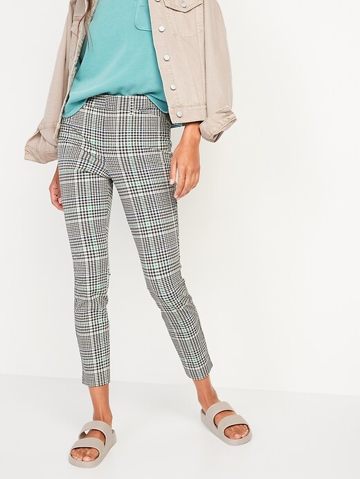 Image number 5 showing, High-Waisted Printed Pixie Skinny Ankle Pants for Women