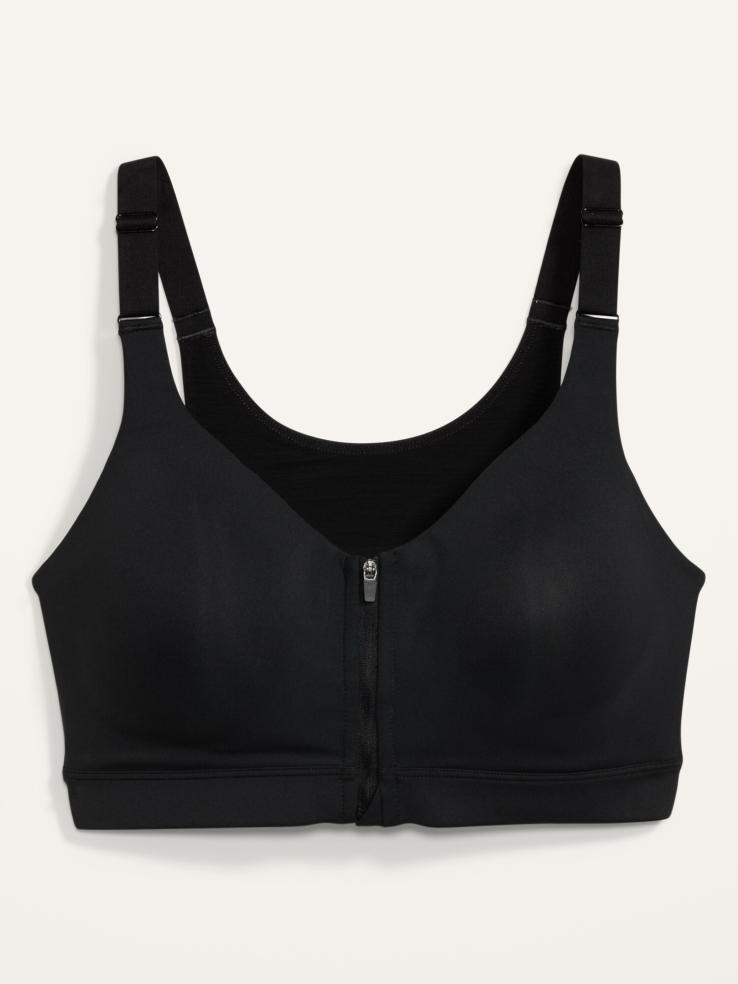 HighSupport PowerSoft ZipFront Sports Bra for Women 32C42C Old Navy