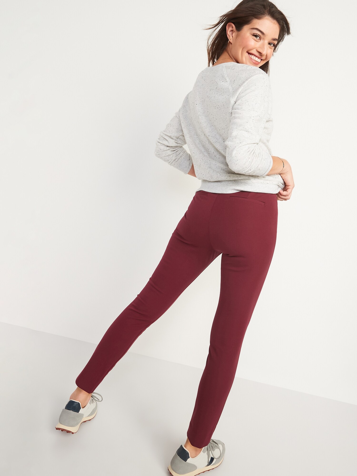 red pixie pants old navy