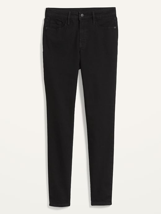 Image number 4 showing, High-Waisted Pop Icon Black Skinny Jeans