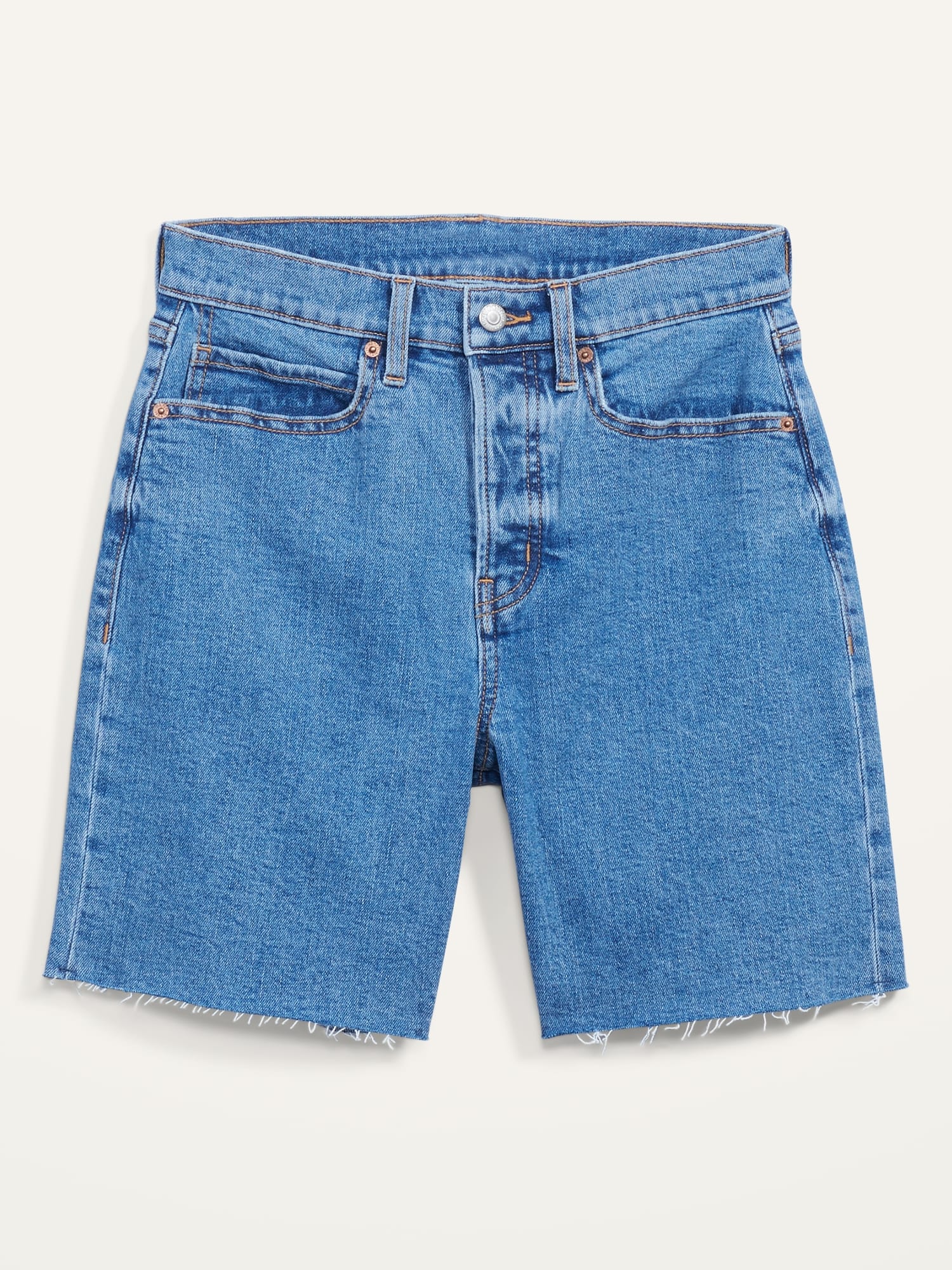 Mens denim shorts hot sale 7 inch inseam