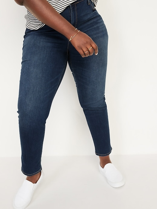 Image number 7 showing, High-Waisted Power Slim Straight Jeans