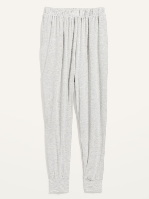 Image number 4 showing, High-Waisted Sunday Sleep Ultra-Soft Jogger Pajama Pants