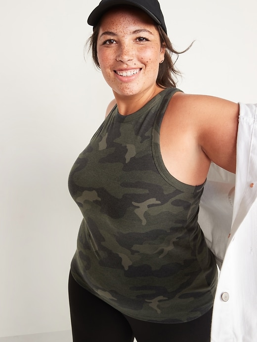 Image number 7 showing, UltraLite Rib-Knit Racerback Tank Top
