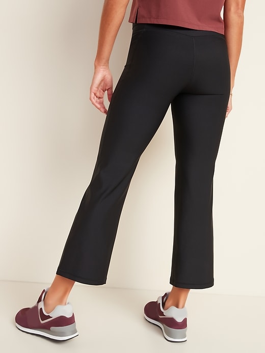 Image number 6 showing, High-Waisted PowerSoft Side-Pocket 7/8 Flare Pants