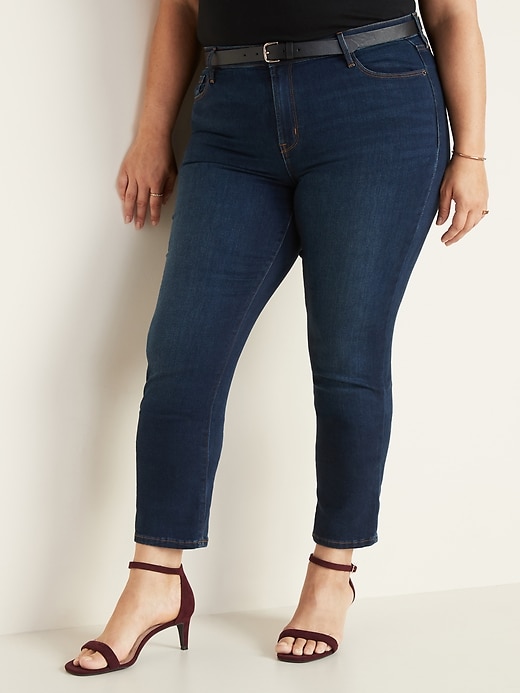 Image number 7 showing, Mid-Rise Power Slim Straight Jeans