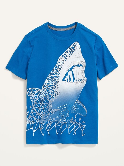 View large product image 1 of 1. Graphic Crew-Neck T-Shirt For Boys