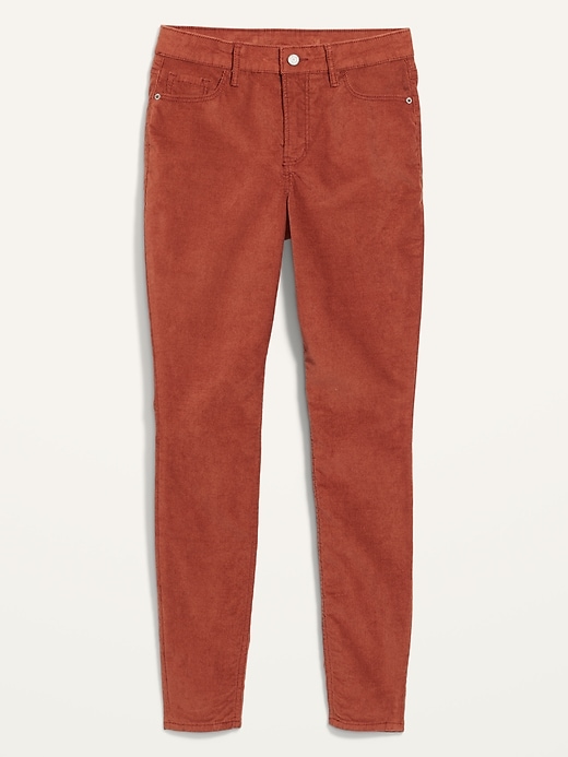 Image number 4 showing, High-Waisted Rockstar Super Skinny Corduroy Pants for Women