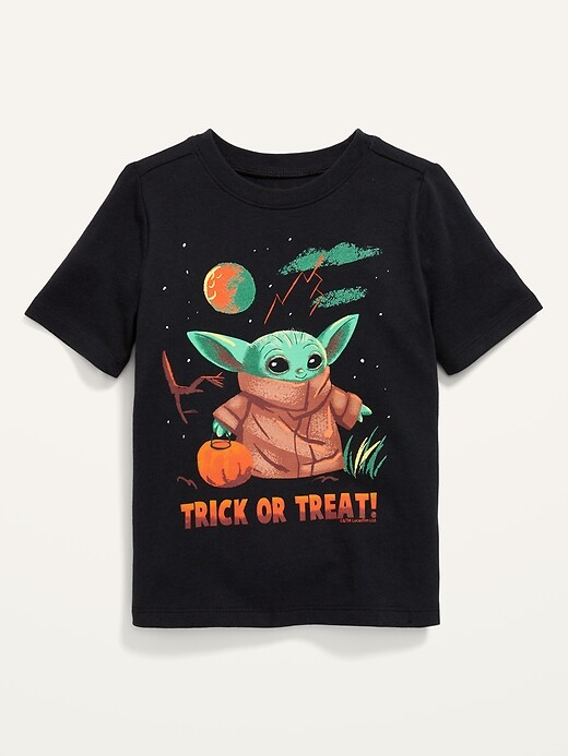 View large product image 1 of 2. Star Wars: The Mandalorian™ The Child Unisex Halloween-Graphic T-Shirt for Toddler