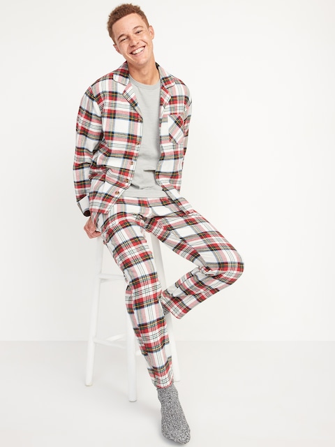 Matching Plaid Flannel Pajama Set