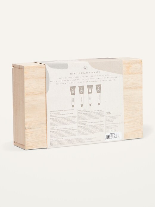 L'image numéro 3 présente Ensemble de 4 crèmes pour les mains Library de Wandeflower™