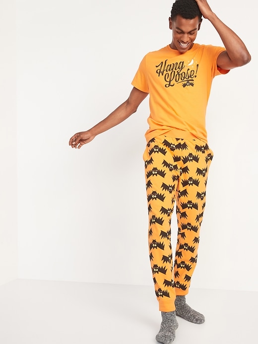 Matching Graphic Pajama Set