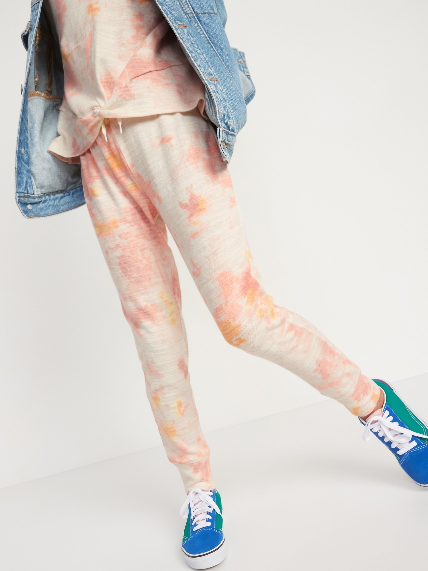 CLR: Kid's Pink Tie Dye Leggings - S/M, , Canada's
