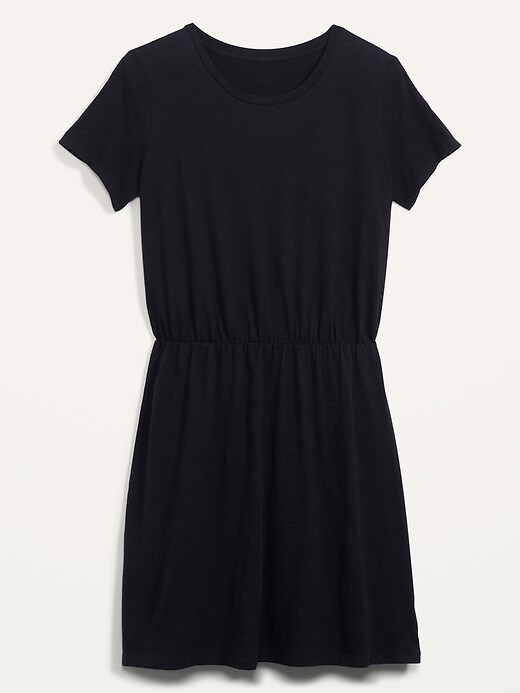 Old Navy - Waist-Defined Slub-Knit Mini T-Shirt Dress for Women Old Navy - Waist-Defined Slub-Knit Mini T-Shirt Dress for Women