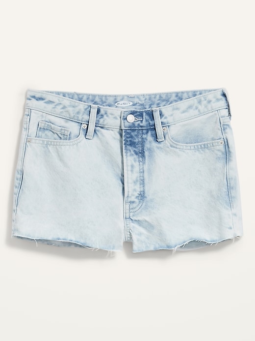 Image number 4 showing, High-Waisted O.G. Button-Fly Cut-Off Jean Shorts for Women -- 1.5-inch inseam