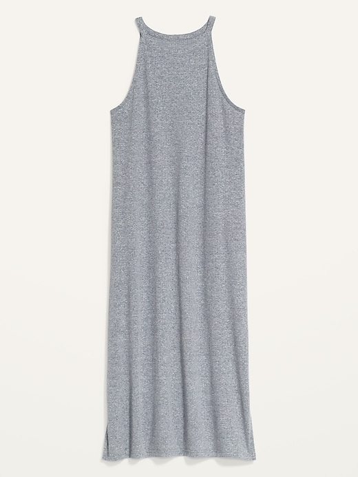 Image number 4 showing, Vintage Sleeveless Rib-Knit T-Shirt Midi Shift Dress for Women