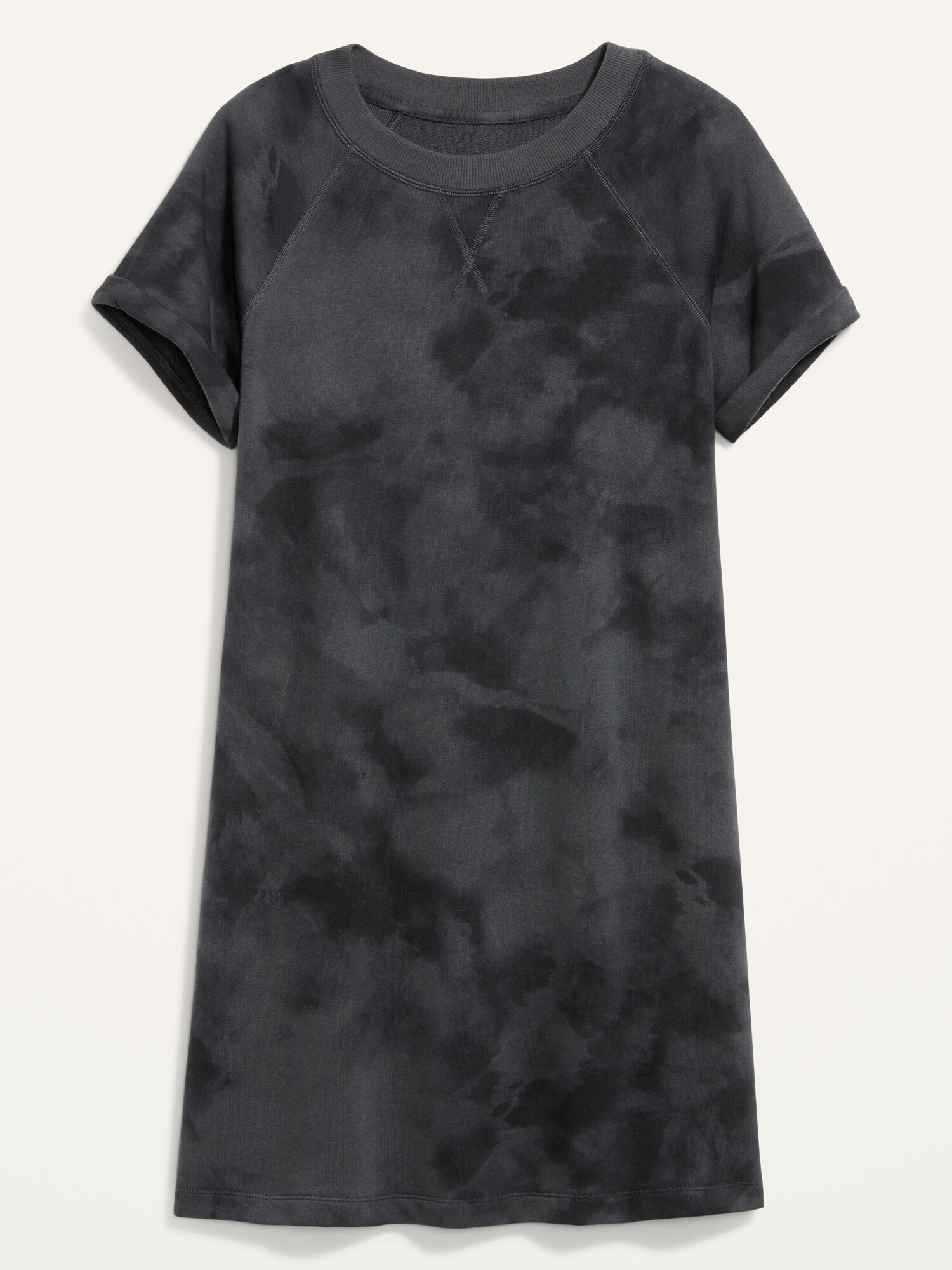 Crew neck hotsell printed shift dress