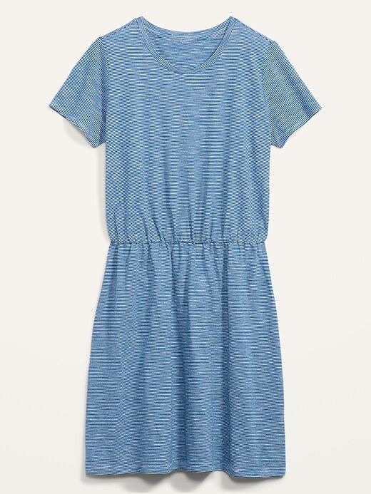 Old Navy Waist-Defined Striped Slub-Knit Mini T-Shirt Dress for Women. 1 Old Navy Waist-Defined Striped Slub-Knit Mini T-Shirt Dress for Women. 1