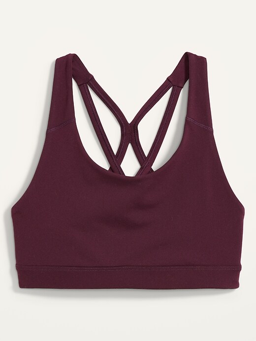 Old Navy Medium-Support PowerPress Strappy Sports Bra for Women 2X-4X. 1