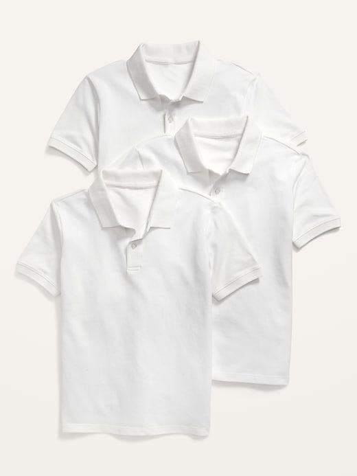 View large product image 1 of 3. School Uniform Polo Shirt 3-Pack for Boys