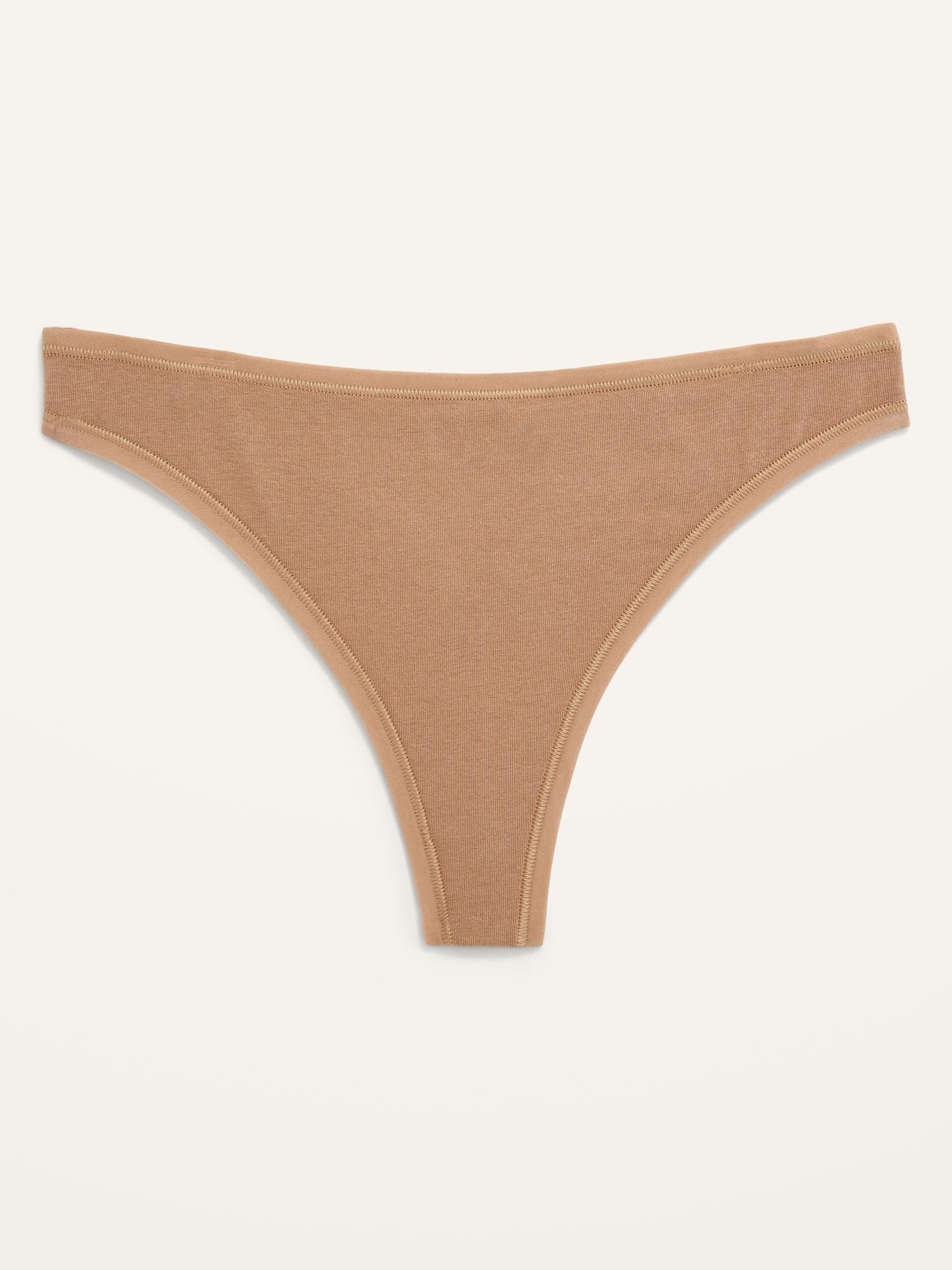 Old Navy Supima&#174 Cotton-Blend Thong Underwear for Women brown. 1