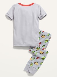 L'image numéro 2 présente Ensemble de pyjama unisexe « Let's Taco 'Bout It » pour Tout-petit et Bébé