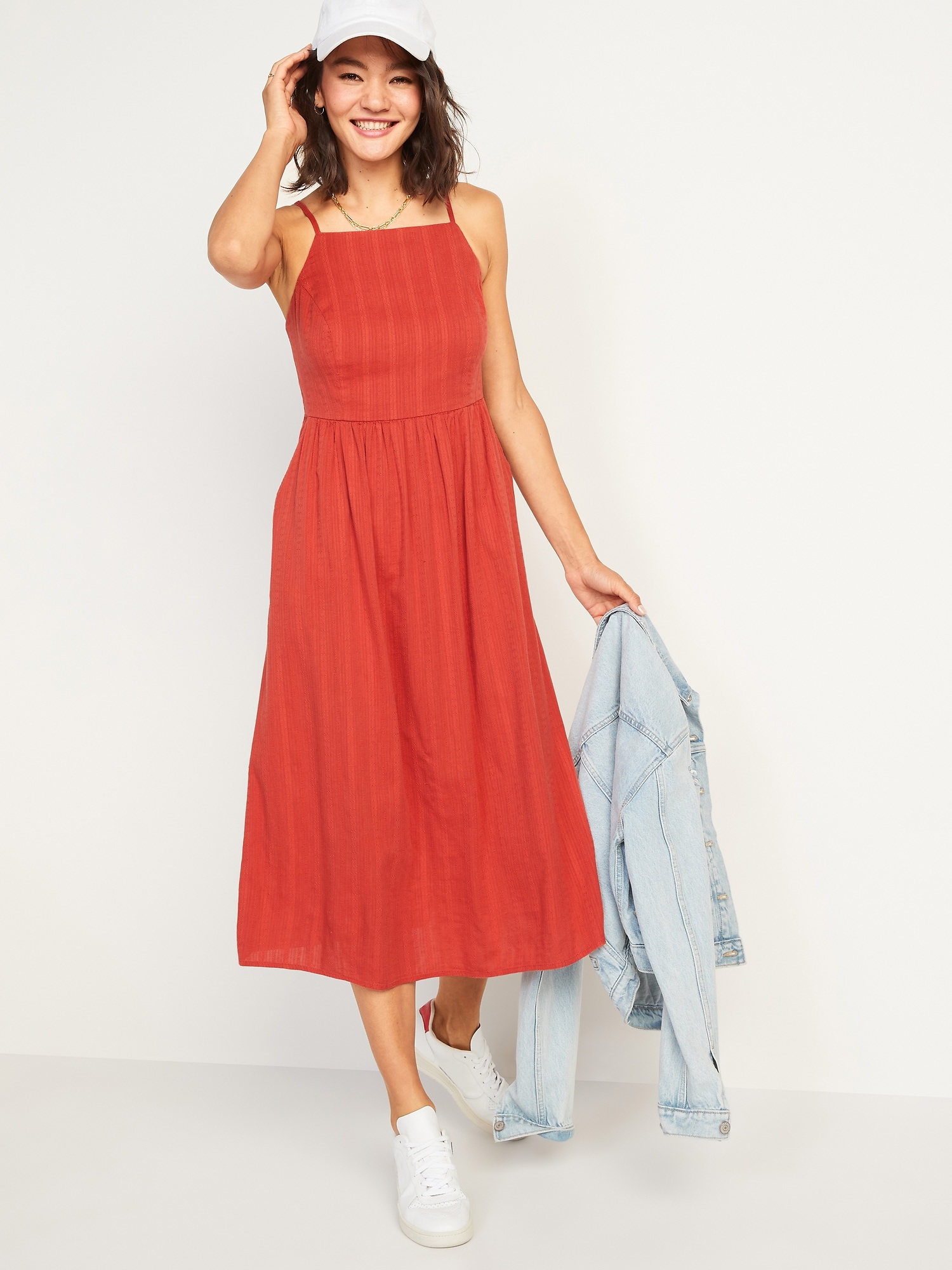 Old navy square neck hot sale dress