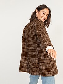 old navy tweed coat