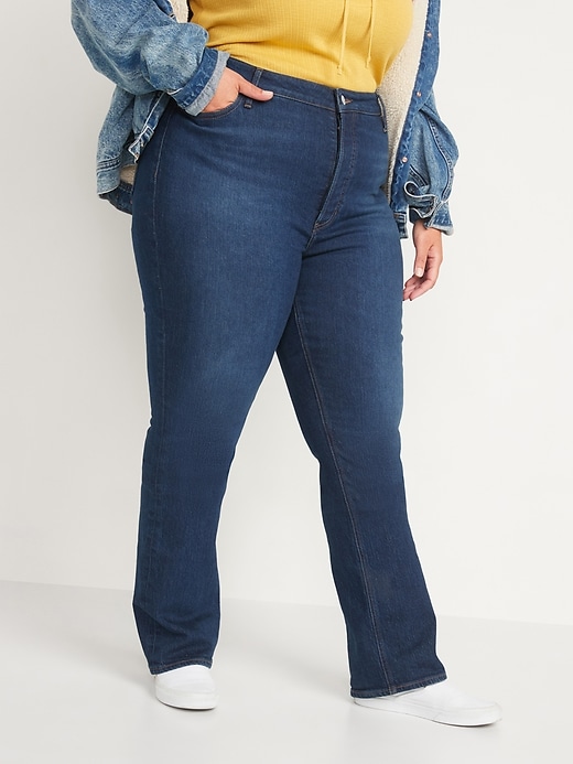 Image number 7 showing, Extra High-Waisted Button-Fly Kicker Boot-Cut Jeans for Women