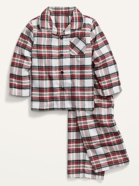 Unisex Matching Flannel Pajama Set For Toddler & Baby | Old Navy