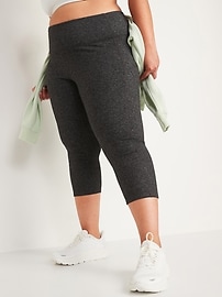 High-Waisted CozeCore Side-Pocket Crop Leggings