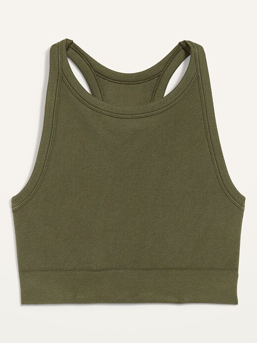 Light Support Seamless LongLine Sports Bra for Women Old Navy