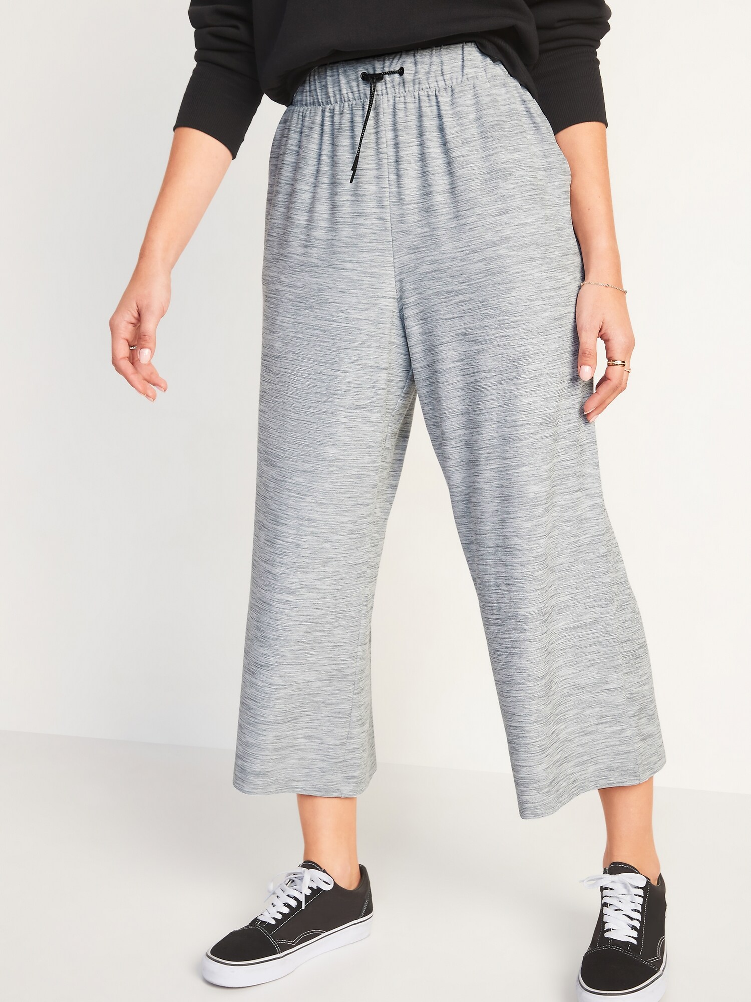 High-Waisted Breathe ON Crop Wide-Leg Pants for Women