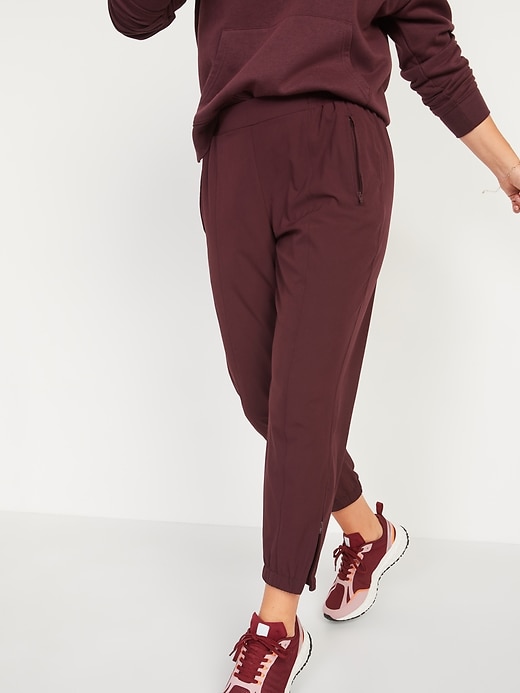 Image number 1 showing, Mid-Rise StretchTech Joggers for Women