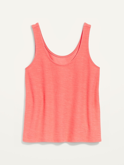 Image number 1 showing, Lightweight Textured-Knit Lounge Tank Top